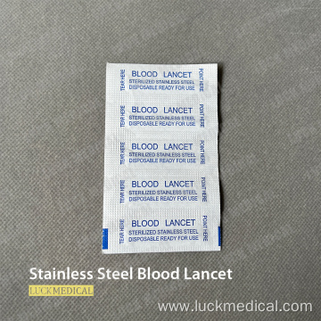 Disposable Stainless Steel Blood Lancet Kit